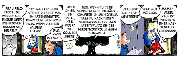 Cartoon, zwischen 40 und 90k