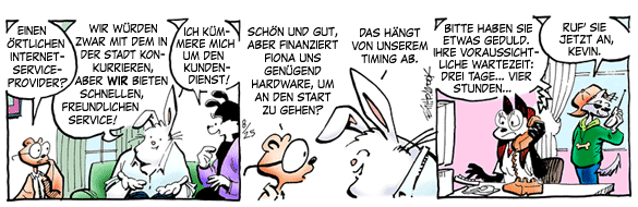 Cartoon, zwischen 40 und 90k