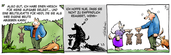 Cartoon, zwischen 40 und 90k