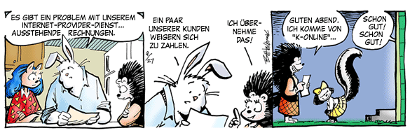 Cartoon, zwischen 40 und 90k