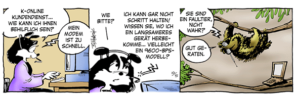 Cartoon, zwischen 40 und 90k