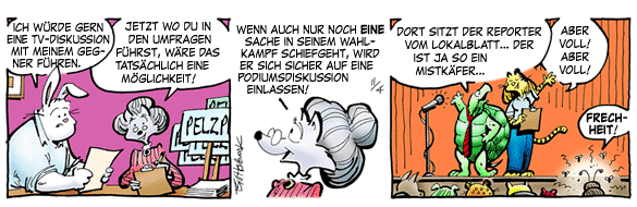 Cartoon, zwischen 40 und 90k