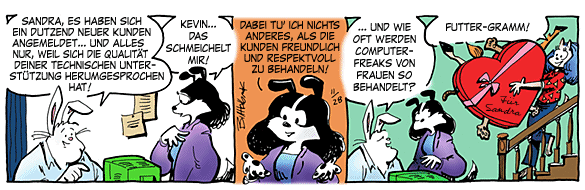 Cartoon, zwischen 40 und 90k