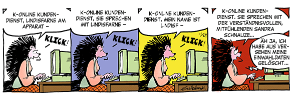 Cartoon, zwischen 40 und 90k