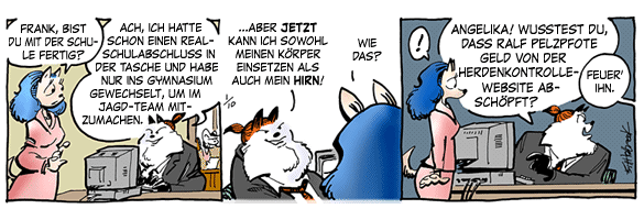 Cartoon, zwischen 40 und 90k