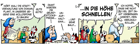 Cartoon, zwischen 40 und 90k