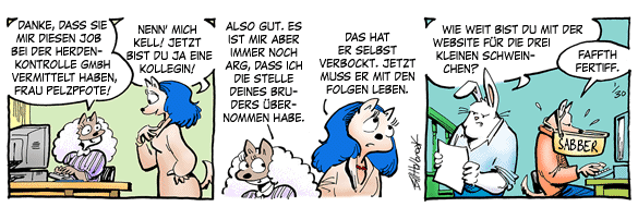 Cartoon, zwischen 40 und 90k