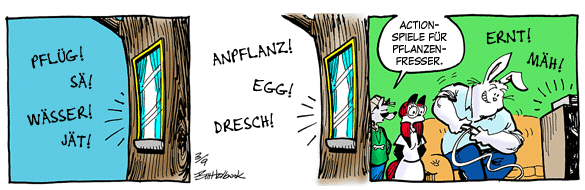 Cartoon, zwischen 40 und 90k