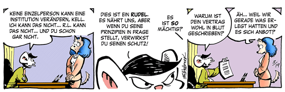 Cartoon, zwischen 40 und 90k