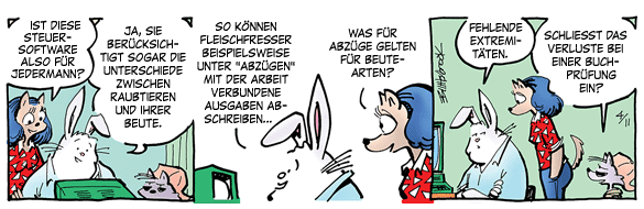 Cartoon, zwischen 40 und 90k