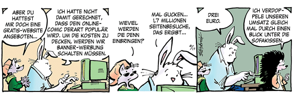 Cartoon, zwischen 40 und 90k