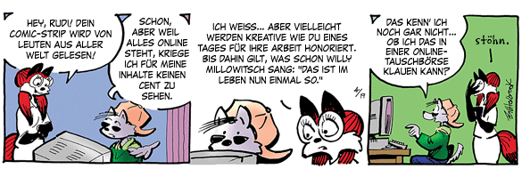 Cartoon, zwischen 40 und 90k