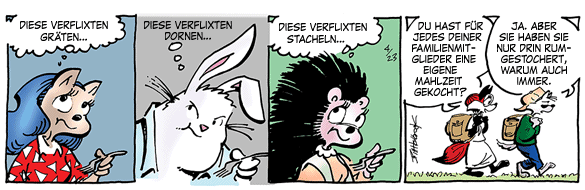 Cartoon, zwischen 40 und 90k