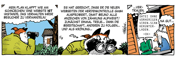 Cartoon, zwischen 40 und 90k