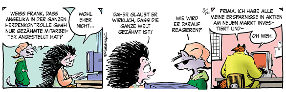 Cartoon, zwischen 40 und 90k