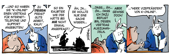 Cartoon, zwischen 40 und 90k