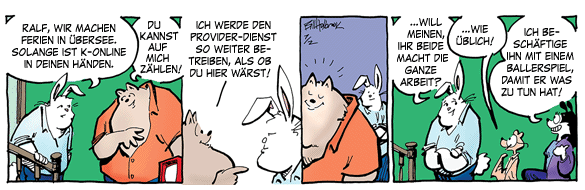 Cartoon, zwischen 40 und 90k