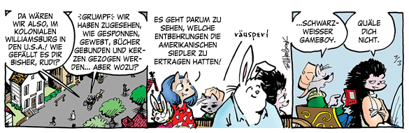 Cartoon, zwischen 40 und 90k