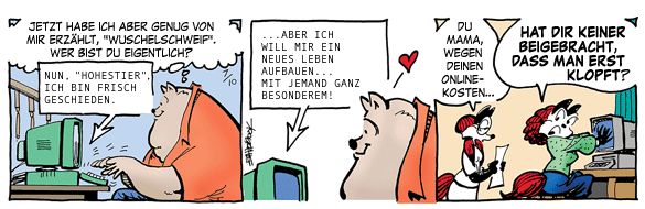 Cartoon, zwischen 40 und 90k