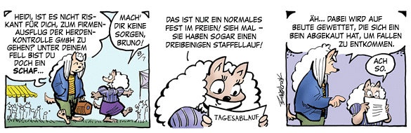 Cartoon, zwischen 40 und 90k