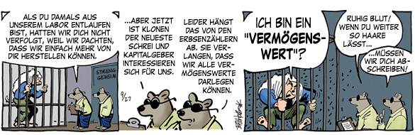 Cartoon, zwischen 40 und 90k