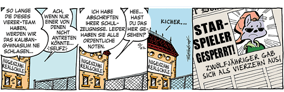 Cartoon, zwischen 40 und 90k