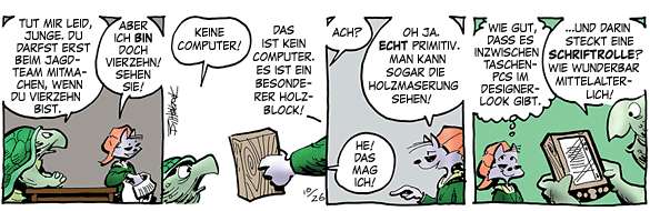 Cartoon, zwischen 40 und 90k