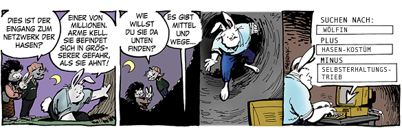 Cartoon, zwischen 40 und 90k