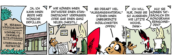 Cartoon, zwischen 40 und 90k