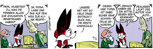 Cartoon, zwischen 40 und 90k