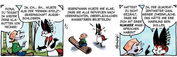 Cartoon, zwischen 40 und 90k