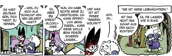 Cartoon, zwischen 40 und 90k