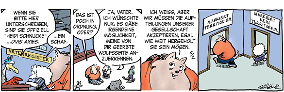 Cartoon, zwischen 40 und 90k