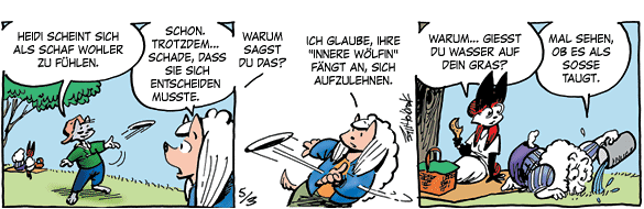 Cartoon, zwischen 40 und 90k