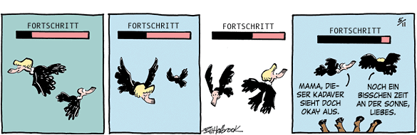 Cartoon, zwischen 40 und 90k