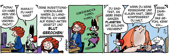 Cartoon, zwischen 40 und 90k