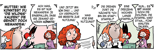 Cartoon, zwischen 40 und 90k