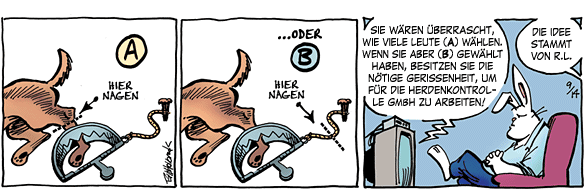 Cartoon, zwischen 40 und 90k