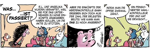 Cartoon, zwischen 40 und 90k