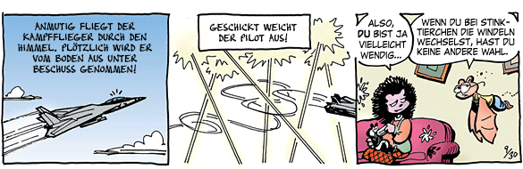 Cartoon, zwischen 40 und 90k