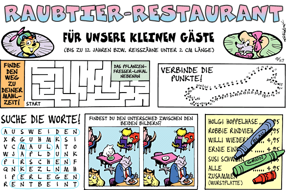 Cartoon, zwischen 40 und 90k