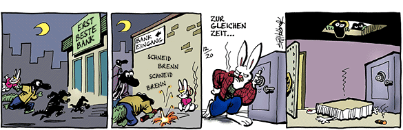 Cartoon, zwischen 40 und 90k