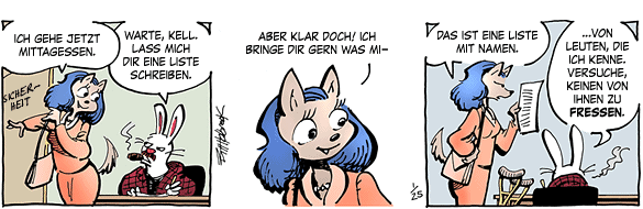 Cartoon, zwischen 40 und 90k