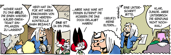 Cartoon, zwischen 40 und 90k