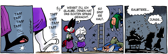 Cartoon, zwischen 40 und 90k