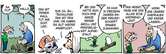 Cartoon, zwischen 40 und 90k