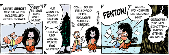 Cartoon, zwischen 40 und 90k