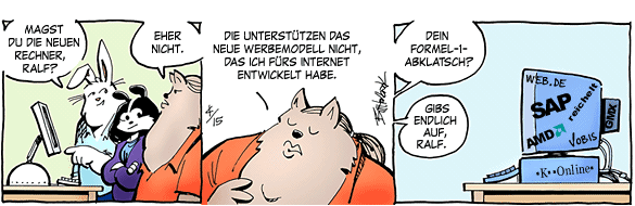 Cartoon, zwischen 40 und 90k