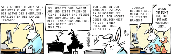 Cartoon, zwischen 40 und 90k