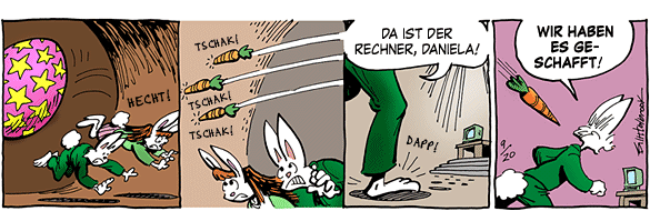 Cartoon, zwischen 40 und 90k